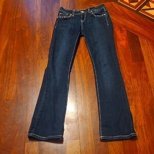 LA IDOL U.S.A. Womens Blue Jeans
